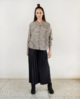 Charcoal Waves Oversized Shirt